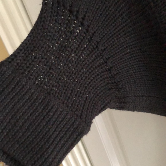 ♥️ The Limited Knit Short dolman sleeved cowl neck mixed stitched sweater - Picture 3 of 10